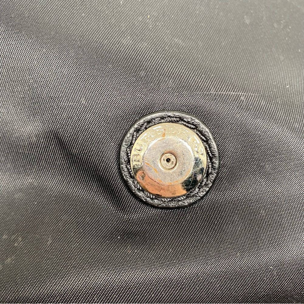 Burberry Flap Nylon Diaper Bag Black - Picture 14 of 15